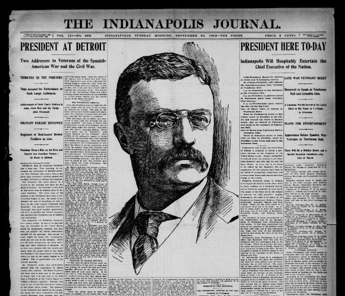 theodore roosevelt as a president