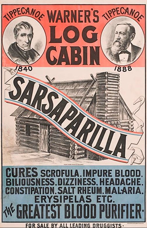 warner's log cabin sarsaparilla