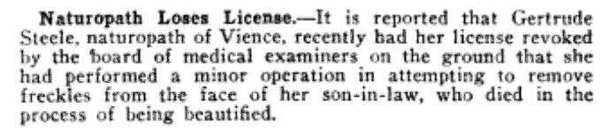 Journal of the American Medical Association, April 16, 1921