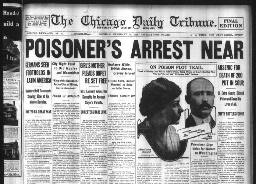 Chicago Daily Tribune, February 14, 1916 (2)