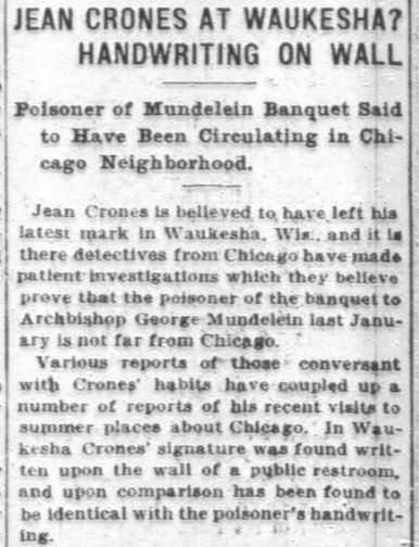Chicago Daily Tribune, July 23, 1916