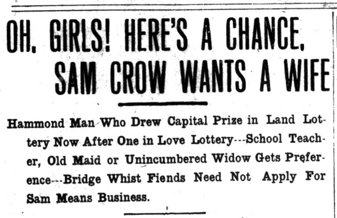 Lake County Times, March 6, 1914