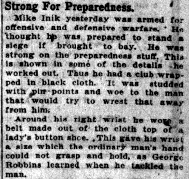 Mike Inik -- Lake County Times, December 5, 1916 (5)