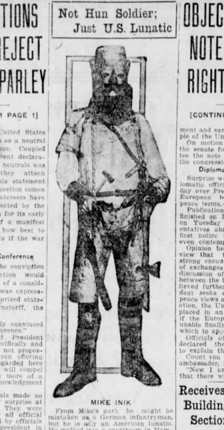 Mike Inik -- Winnipeg Tribune, December 21, 1916