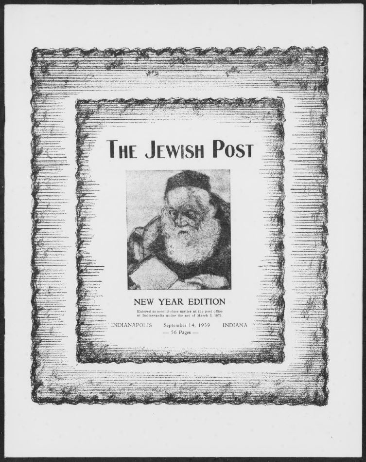 Jewish Post, September 14, 1939