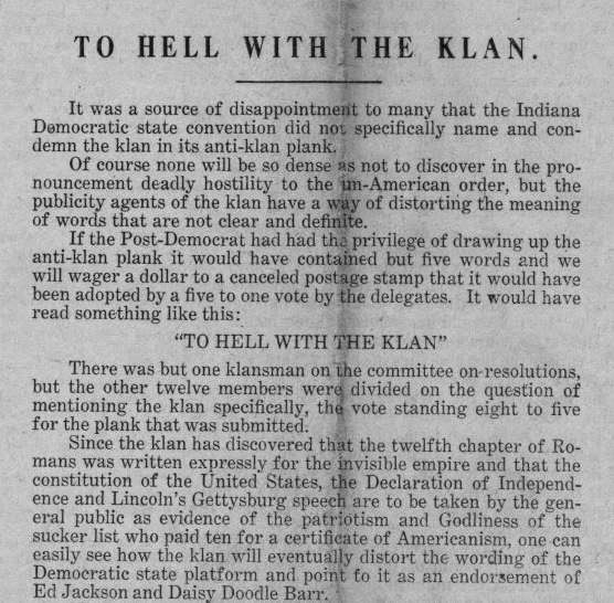 the klans fight for americanism meaning