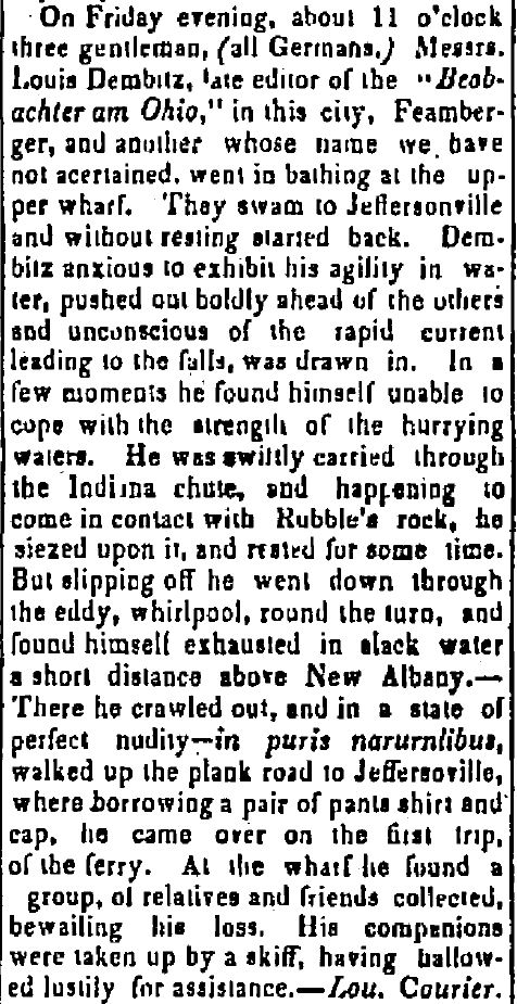 Weekly Reveille (Vevay, Indiana), August 11, 1853