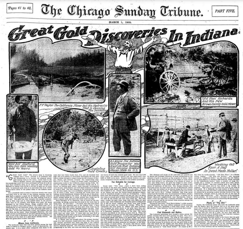 Chicago Tribune, March 1, 1903