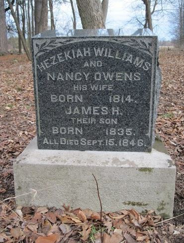 Williams gravestone