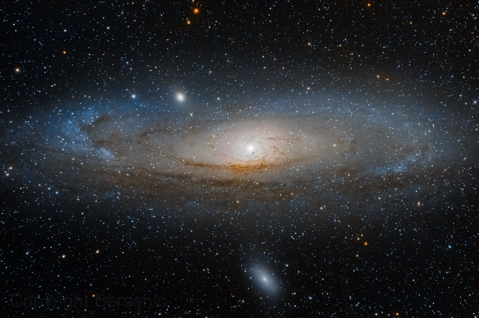 The Andromeda Galaxy. Courtesy of NASA.