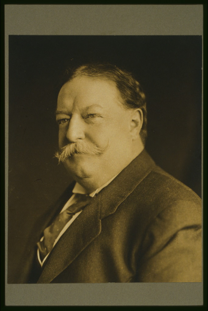 President William Howard Taft, circa 1909. Courtesy of the Library of Congress.