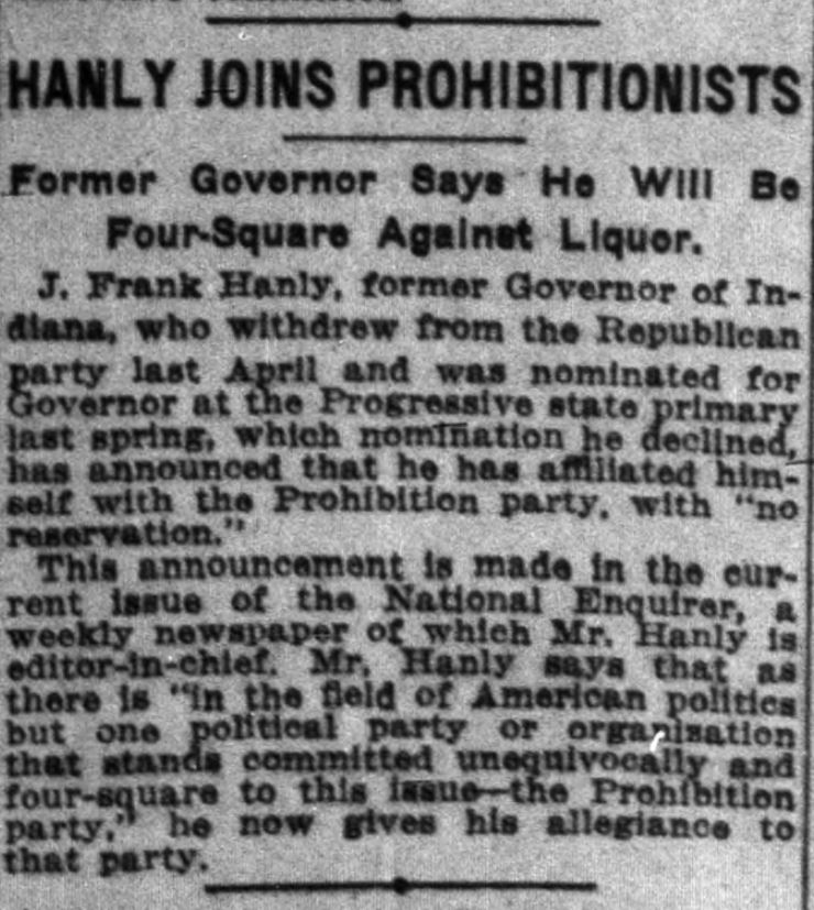 Indianapolis News, June 15, 1916. Courtesy of Hoosier State Chronicles.