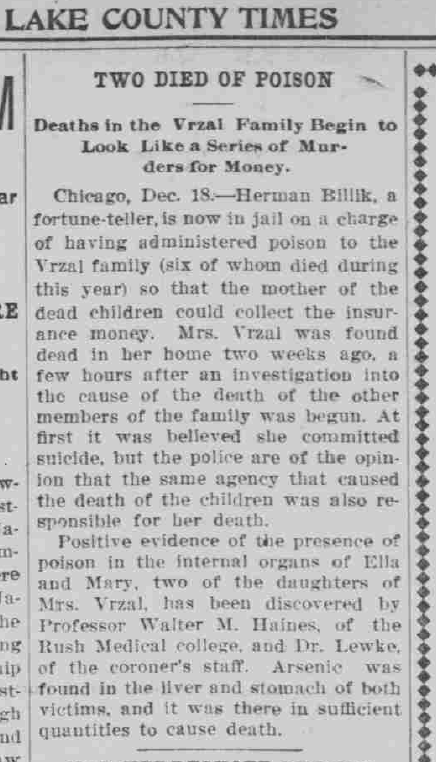 Lake County Times, December 18, 1906, 5, Hoosier State Chronicles
