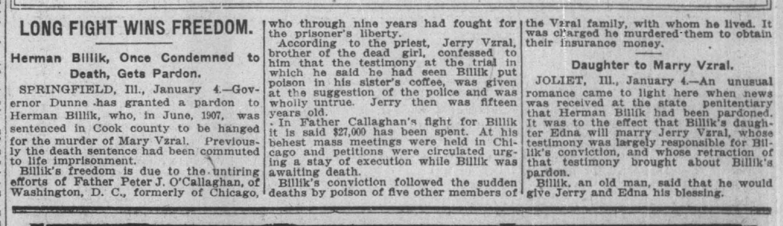 Indianapolis News, January 4, 1917, 5, Hoosier State Chronicles.