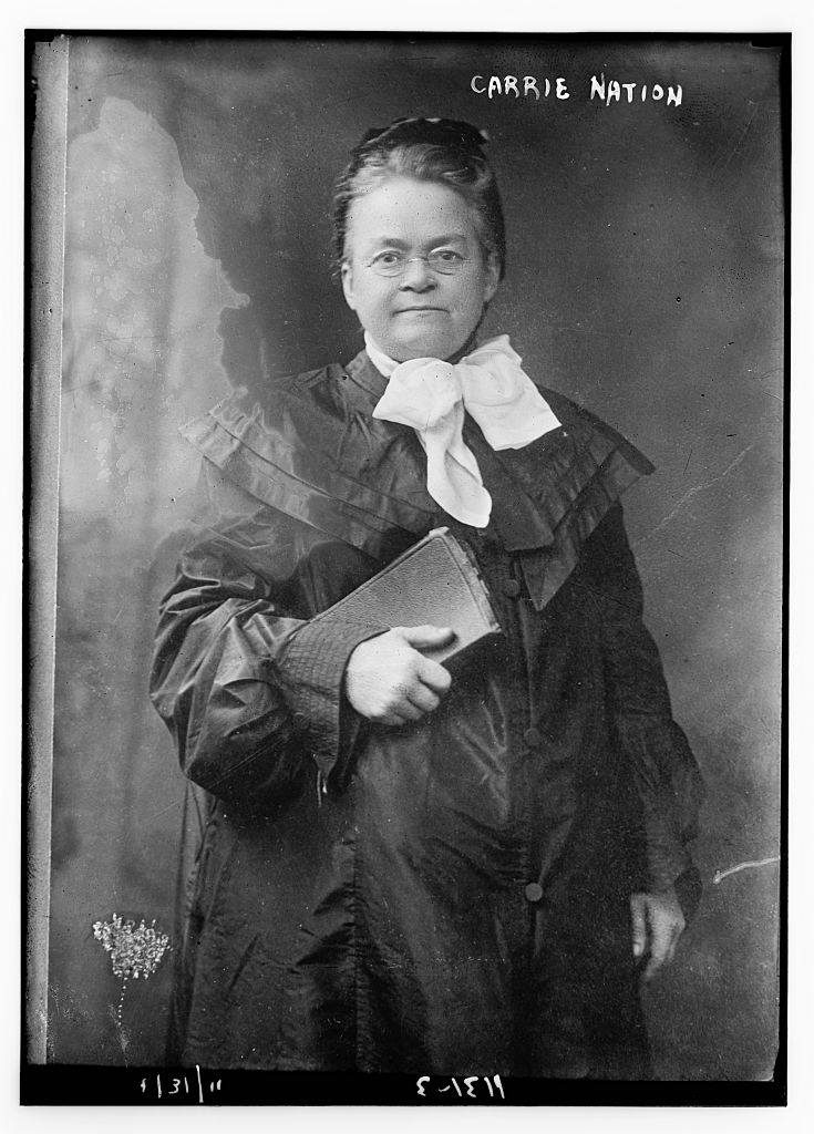 Carrie Nation. Courtesy of the Library of Congress.