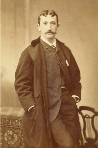 Dr. Carl Koller, photograph, circa 1885, accessed the Foundation of the American Academy of Opthamology