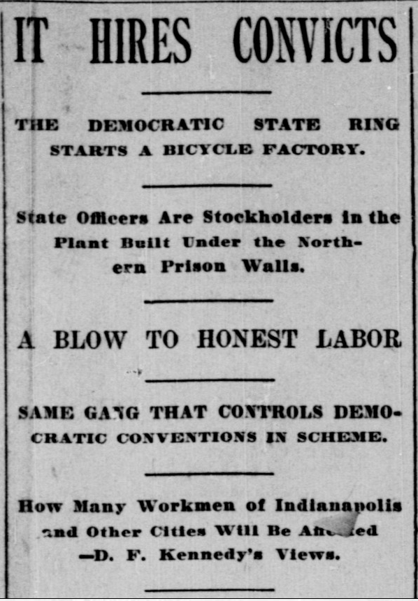 Indianapolis Journal, October 29, 1894, Hoosier State Chronicles.