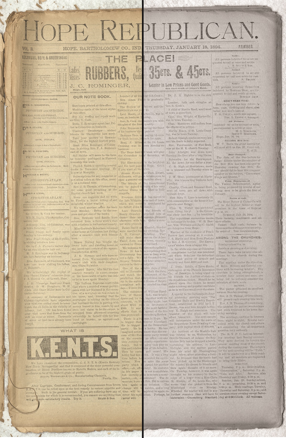 Newspaper Histories Hoosier State Chronicles Indiana S Digital